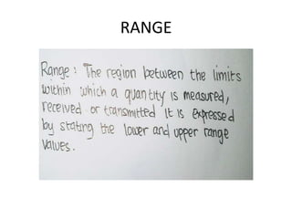RANGE
 