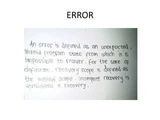 ERROR
 