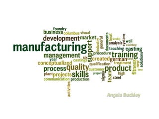 Manufacturing Leadership Resume - Manufacturing Leadership Resume Keywords Angela Buckley 1 320