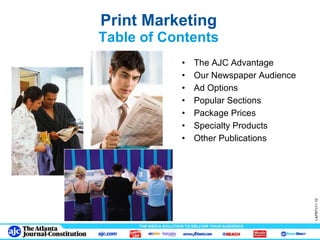 Print Marketing Table of Contents ,[object Object],[object Object],[object Object],[object Object],[object Object],[object Object],[object Object]