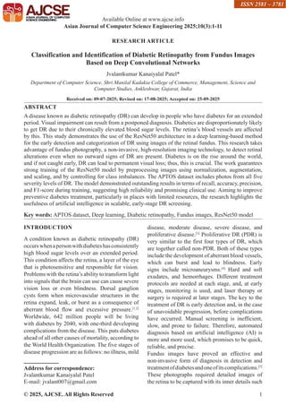 Classification and Identification of Diabetic Retinopathy from Fundus ...