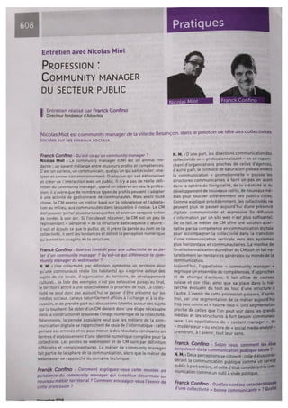 [AJCT] Profession : Community manager du secteur public