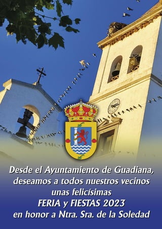Revista Feria y Fiestas Guadiana 2023