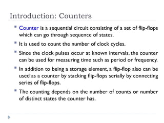 counter design logic devices for sequential circuit | PPTX