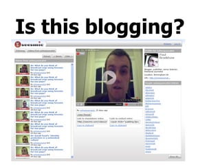 Is this blogging? 