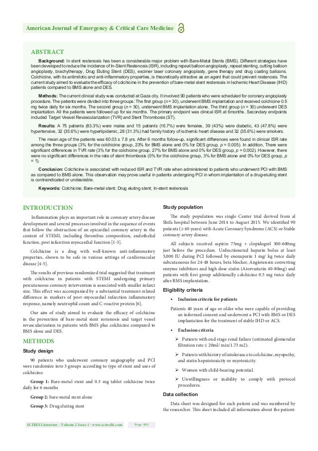 American Journal of Emergency &amp; Critical Care Medicine