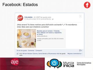 Facebook: Estados
 