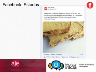 Facebook: Estados
 