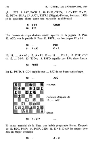 [Ajedrez][chess]fischer, bobby   mis 60 partidas memorables