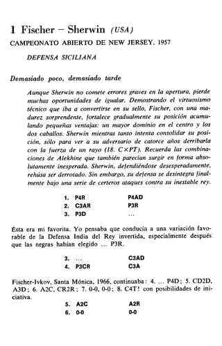 [Ajedrez][chess]fischer, bobby   mis 60 partidas memorables