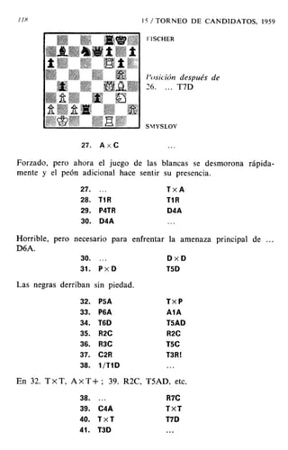 [Ajedrez][chess]fischer, bobby   mis 60 partidas memorables