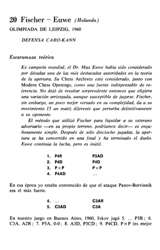 [Ajedrez][chess]fischer, bobby   mis 60 partidas memorables