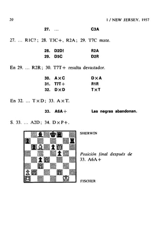 [Ajedrez][chess]fischer, bobby   mis 60 partidas memorables