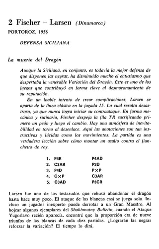 [Ajedrez][chess]fischer, bobby   mis 60 partidas memorables