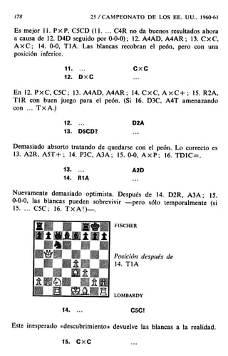 [Ajedrez][chess]fischer, bobby   mis 60 partidas memorables