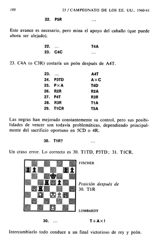 [Ajedrez][chess]fischer, bobby   mis 60 partidas memorables