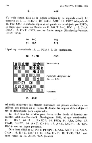 [Ajedrez][chess]fischer, bobby   mis 60 partidas memorables