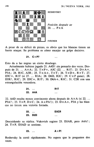 [Ajedrez][chess]fischer, bobby   mis 60 partidas memorables