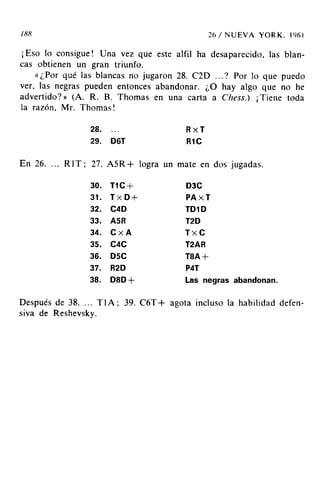 [Ajedrez][chess]fischer, bobby   mis 60 partidas memorables