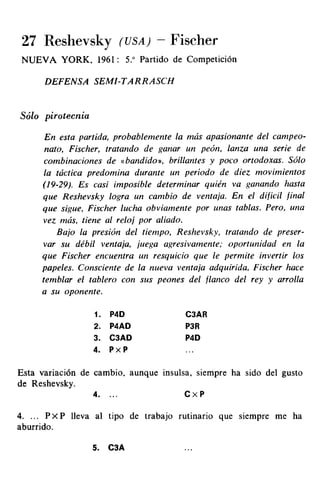 [Ajedrez][chess]fischer, bobby   mis 60 partidas memorables