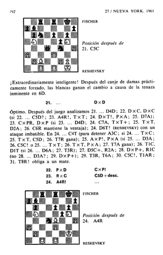 [Ajedrez][chess]fischer, bobby   mis 60 partidas memorables