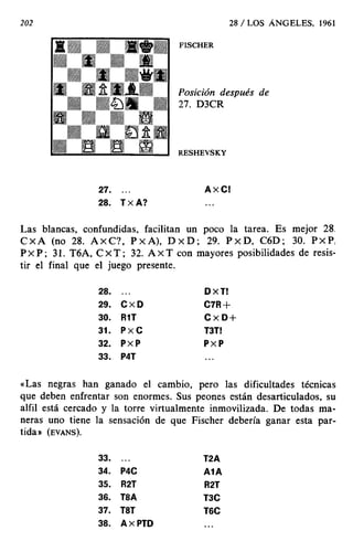 [Ajedrez][chess]fischer, bobby   mis 60 partidas memorables