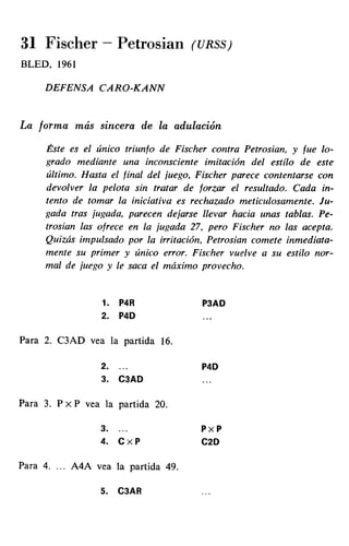 [Ajedrez][chess]fischer, bobby   mis 60 partidas memorables