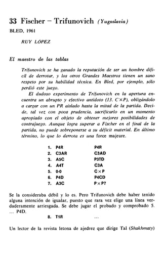 [Ajedrez][chess]fischer, bobby   mis 60 partidas memorables