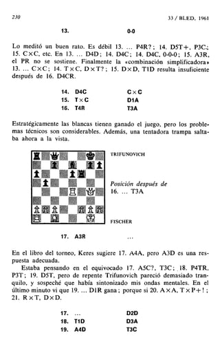 [Ajedrez][chess]fischer, bobby   mis 60 partidas memorables