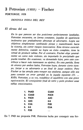 [Ajedrez][chess]fischer, bobby   mis 60 partidas memorables