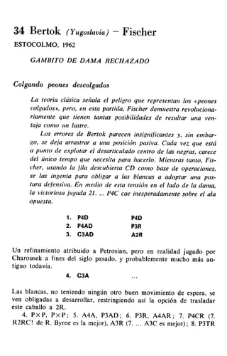 [Ajedrez][chess]fischer, bobby   mis 60 partidas memorables