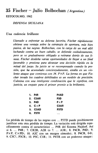 [Ajedrez][chess]fischer, bobby   mis 60 partidas memorables