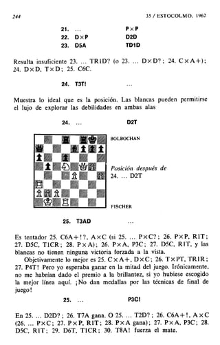 [Ajedrez][chess]fischer, bobby   mis 60 partidas memorables