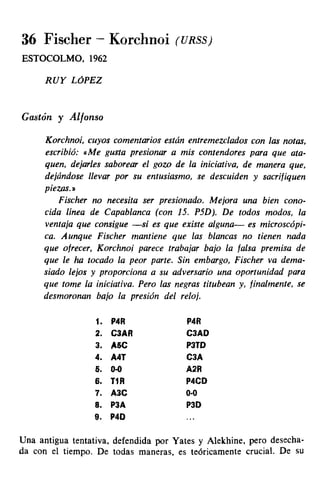[Ajedrez][chess]fischer, bobby   mis 60 partidas memorables