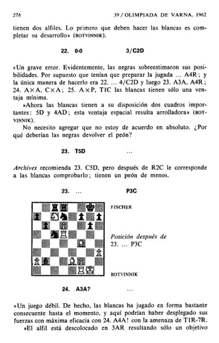 [Ajedrez][chess]fischer, bobby   mis 60 partidas memorables