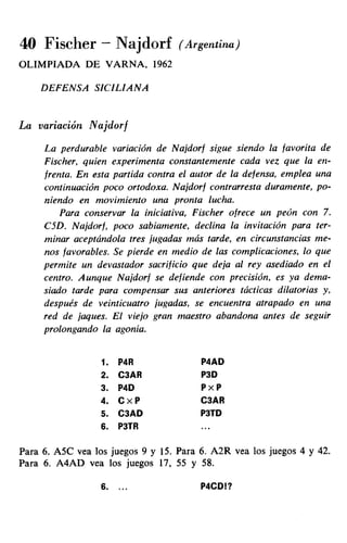 [Ajedrez][chess]fischer, bobby   mis 60 partidas memorables