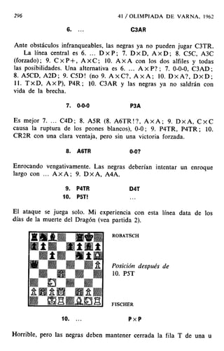 [Ajedrez][chess]fischer, bobby   mis 60 partidas memorables