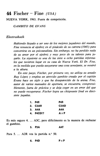 [Ajedrez][chess]fischer, bobby   mis 60 partidas memorables