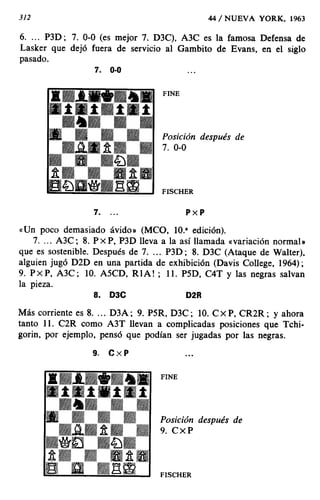 [Ajedrez][chess]fischer, bobby   mis 60 partidas memorables