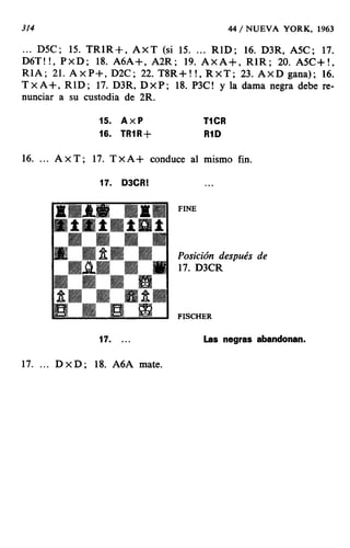 [Ajedrez][chess]fischer, bobby   mis 60 partidas memorables