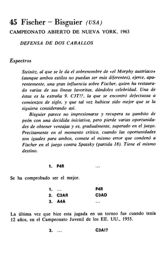 [Ajedrez][chess]fischer, bobby   mis 60 partidas memorables