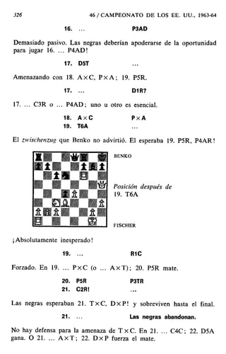 [Ajedrez][chess]fischer, bobby   mis 60 partidas memorables