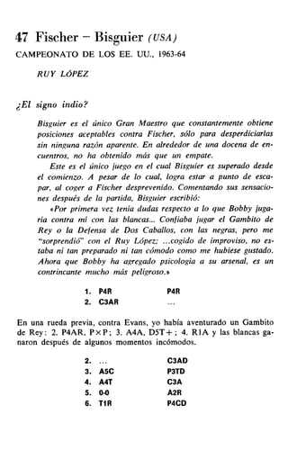 [Ajedrez][chess]fischer, bobby   mis 60 partidas memorables