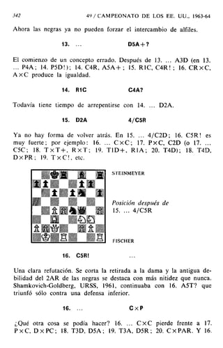 [Ajedrez][chess]fischer, bobby   mis 60 partidas memorables