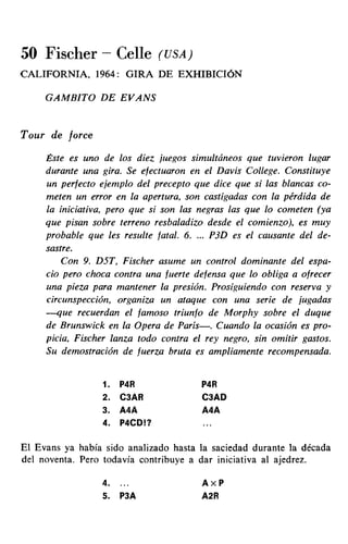 [Ajedrez][chess]fischer, bobby   mis 60 partidas memorables