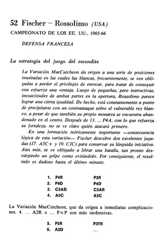 [Ajedrez][chess]fischer, bobby   mis 60 partidas memorables