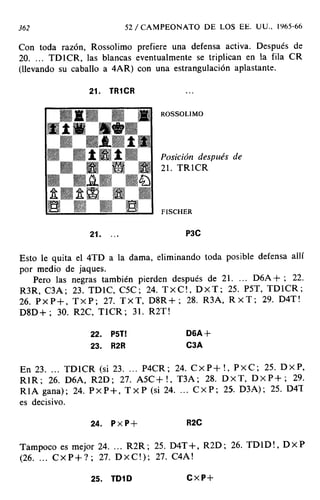 [Ajedrez][chess]fischer, bobby   mis 60 partidas memorables