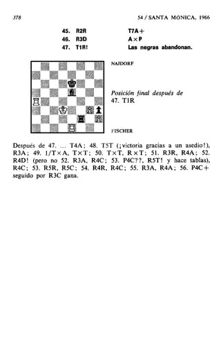 [Ajedrez][chess]fischer, bobby   mis 60 partidas memorables