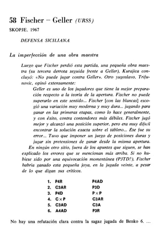 [Ajedrez][chess]fischer, bobby   mis 60 partidas memorables