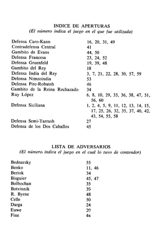 [Ajedrez][chess]fischer, bobby   mis 60 partidas memorables